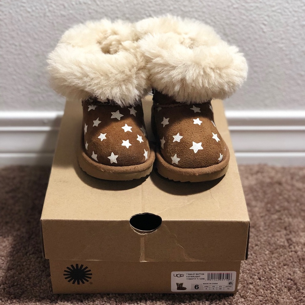 UGG Toddler Bailey Button II Starlight Boots